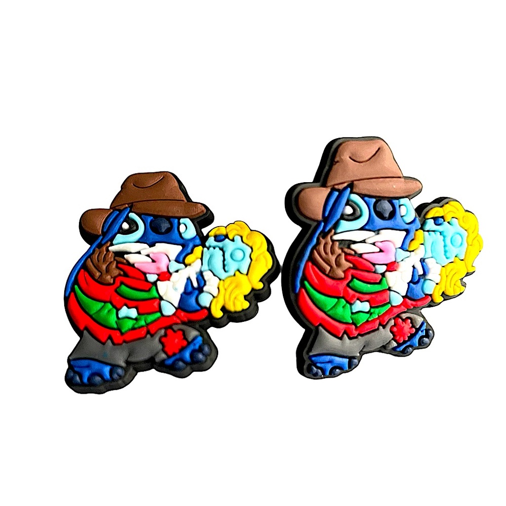Stitch Freddy Krueger Halloween Shoe Charms